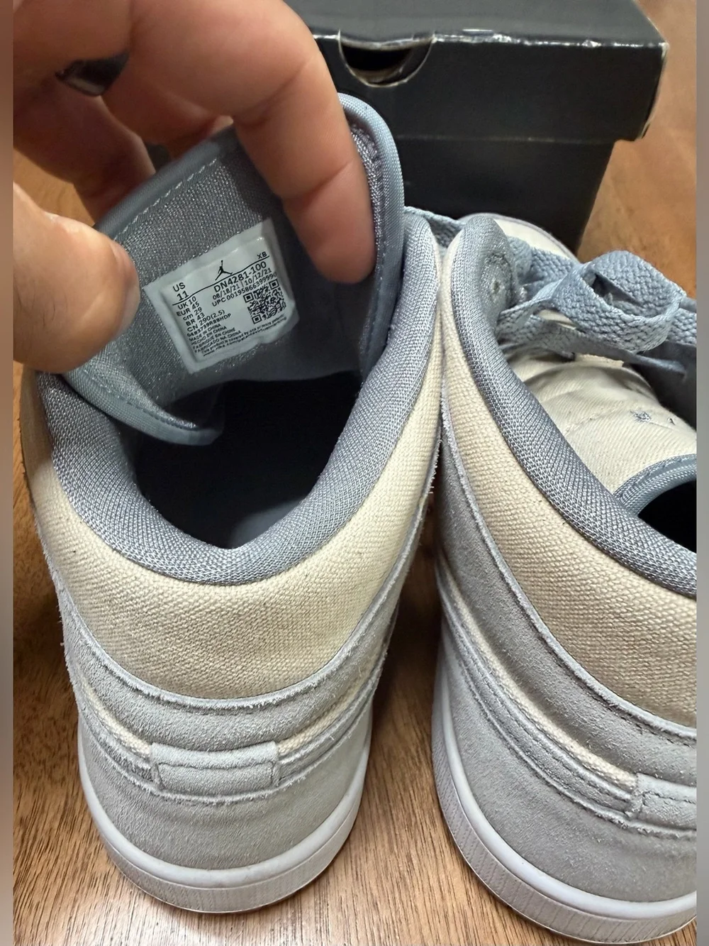 Air Jordan 1 Mid SE - Coconut Milk/Coconut Milk, Size Men’s 11 [Great Condition]